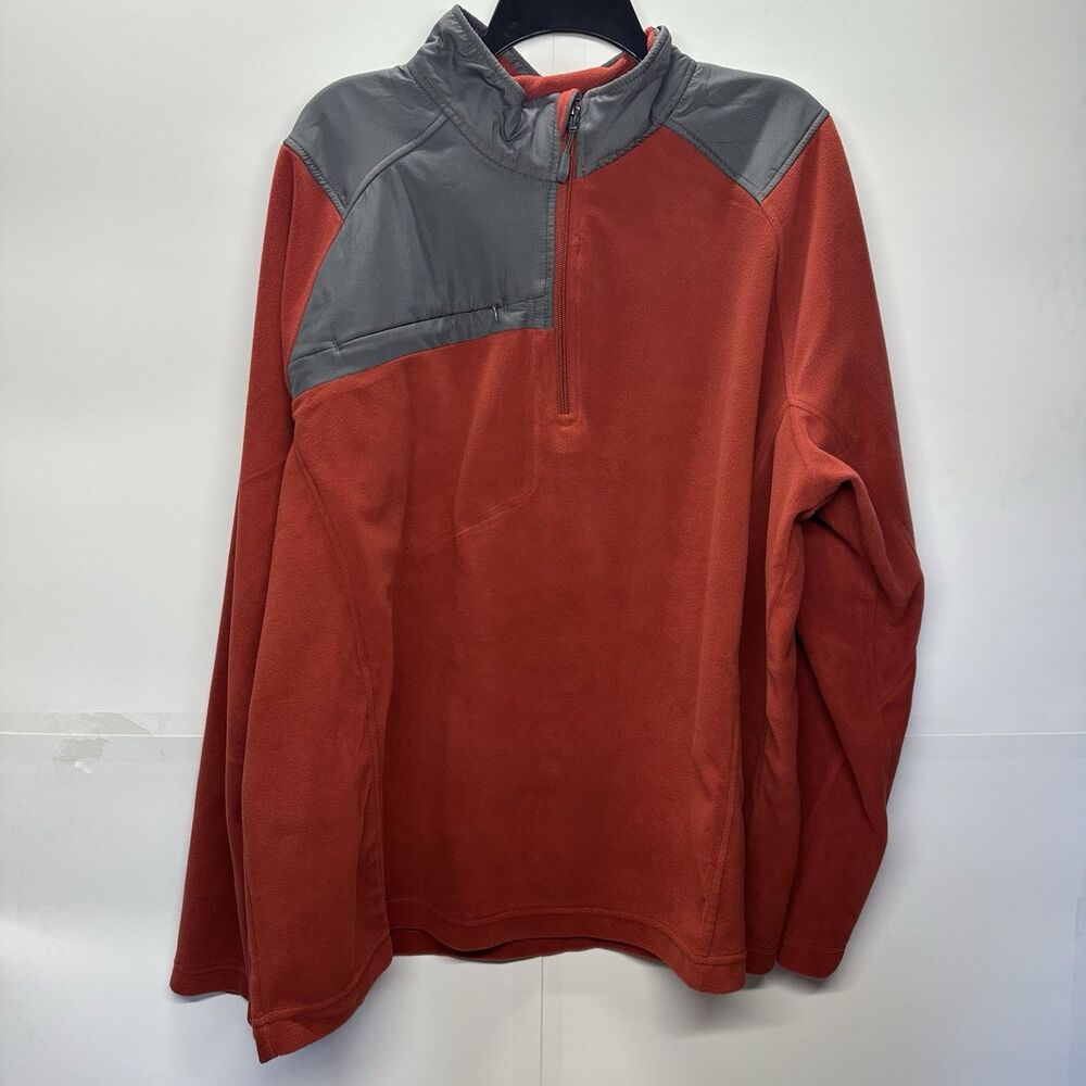 North End Excursion Trail Fabric-Block Micro Fleece Jacket Men's SZ  3XL